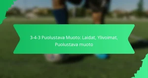 3-4-3 Puolustava Muoto: Laidat, Ylivoimat, Puolustava muoto